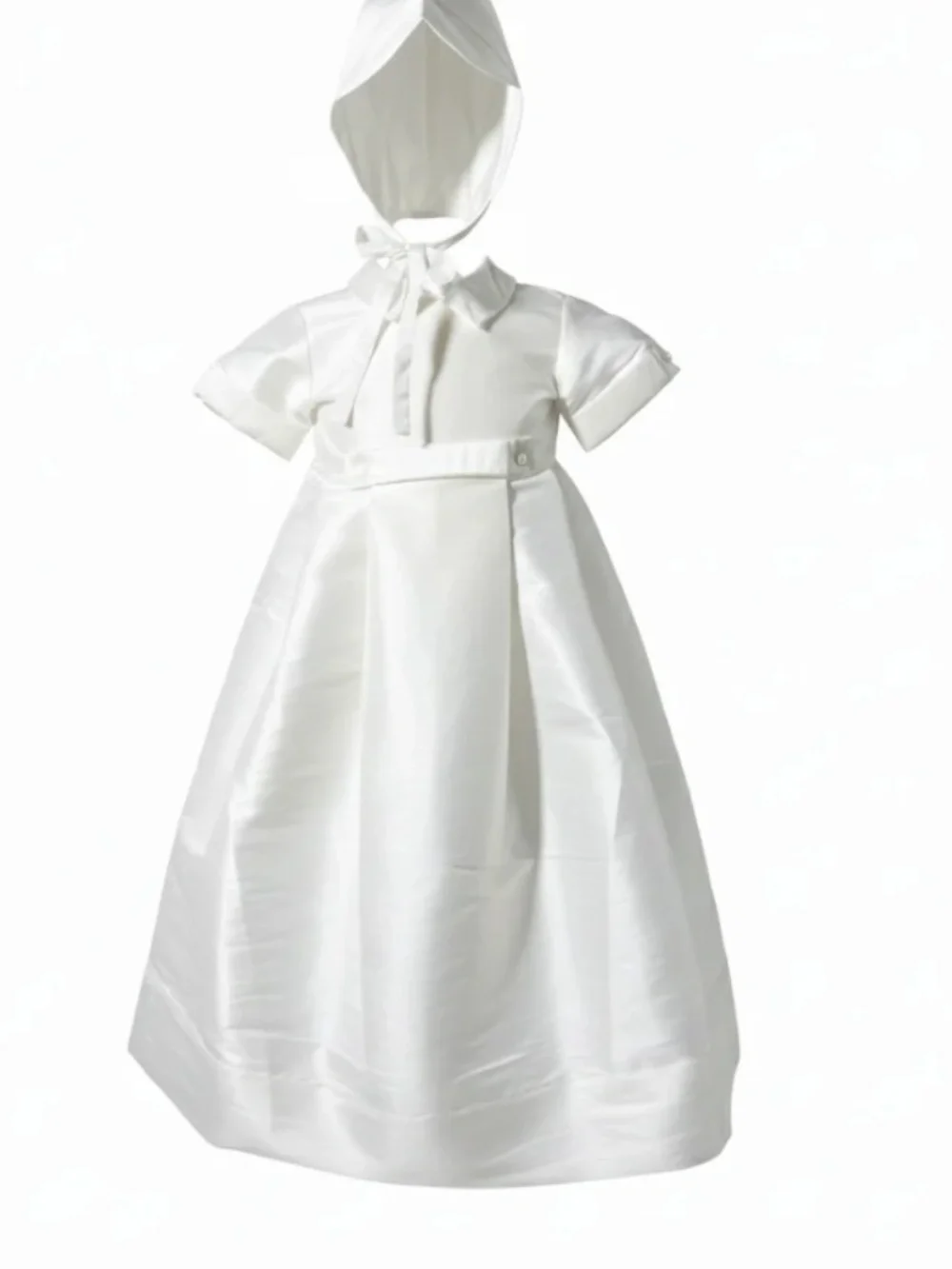 Bognar & Piccolini Ivory Gown & Bonnet Christening Gift Set (Size: 9M) NWOT